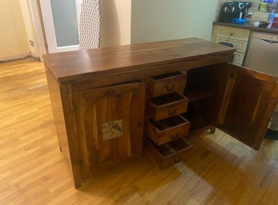 solid wood sideboard