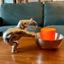 Quirky Silver Aluminium Elephant Themed Bowl Image 8