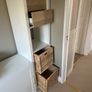 White IKEA Kallax unit including 2 baskets and 2 drawers Image 3