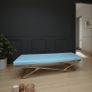 Metal-Framed Bench 100x40cm Gold Frame / Velour Image 10
