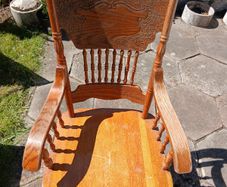 Highback solid chairs (great for upcycling)