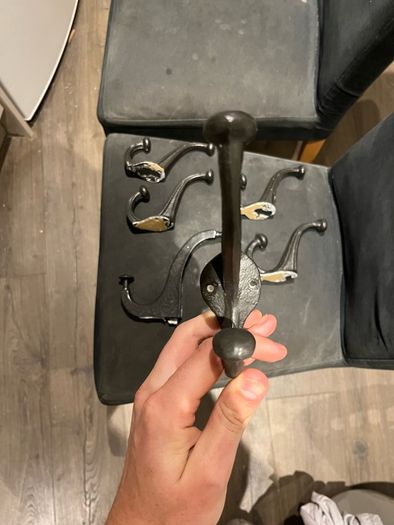 Coat hooks different sizes