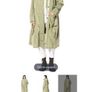 Annette Goertz designer ladies wool green coat Image 9