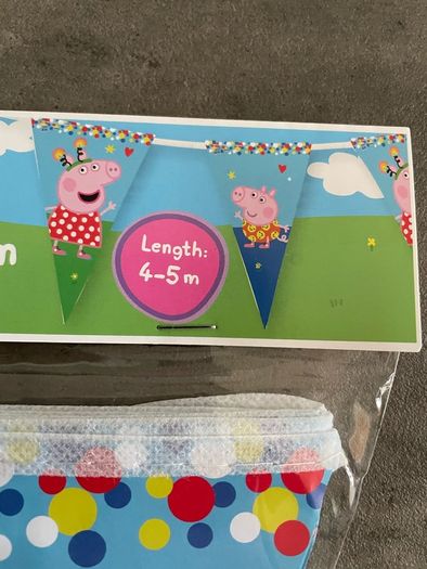 Peppa Pig Bunting Chain