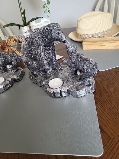Tea light ornamental bears 10e each