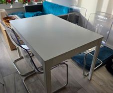 IKEA extendable table and 4 chairs