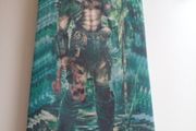 PREDATOR  picture on CANVAS 8 inches x 18 inches
