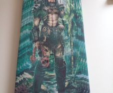 PREDATOR  picture on CANVAS 8 inches x 18 inches