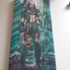 PREDATOR  picture on CANVAS 8 inches x 18 inches