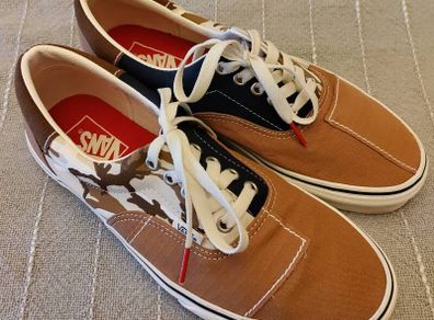 Vans Camo trainers 8uk