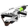 BRAND NEW 800W Electric Stainless Steel Pipe Polisher 3000PRM Variable Speed Handheld Tube Polishing Finishing Belt Sander Machine Image 6
