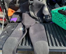 beaver two piece wetsuit - two piece - medium
