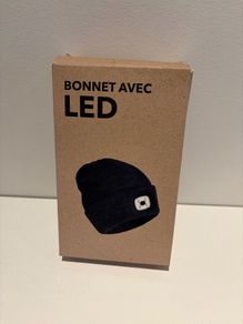 beenie hat with led light