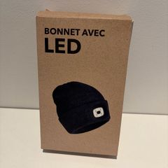 beenie hat with led light