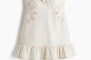 Cream mini dress