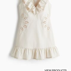 Cream mini dress