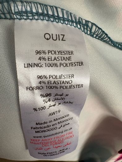 green Quiz dress