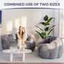 Bean Bag Chair Bean Bag Sofa Includes Filling (Multiples colors) Image 5