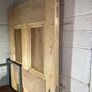 door late victorian 4 panel solid wood door 1880 Image 2
