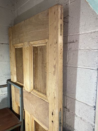 door late victorian 4 panel solid wood door 1880