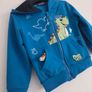 2years, Mileby Dinosaur Zip-Up Hoodie - Like New Condition Image 2