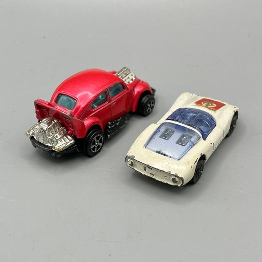 Corgi Juniors VW Hot Rod PInk + Porsche Carrera 6 - Whizzwheels