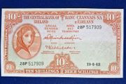 Ireland 1963 10/ Shilling Lady Lavery