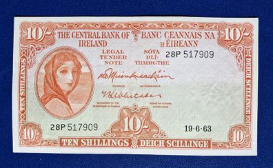 Ireland 1963 10/ Shilling Lady Lavery