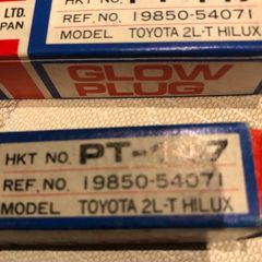 glow plugs toyota Hilux Hiace