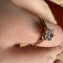 Solitaire Engagement ring 18k Image 7