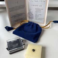 1.05Ct Black Diamond with Certification