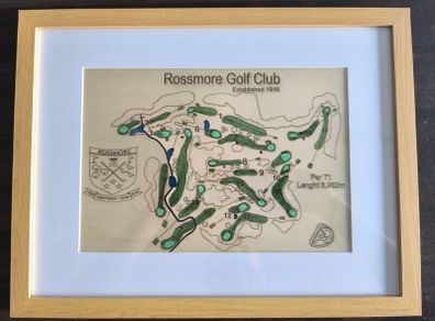 Rossmore golf club course map