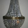 Vintage Large chandelier cut glass Chrome Wall Lights Image 2