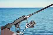 Fishing rod holder for boat