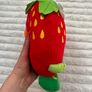 Shopkins Strawberry Kiss Plush 2013 approx. 25 cm. Moose Used Please see photos Image 10