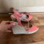 LK Bennett coral wed sandal . Size 37/4 Image 2