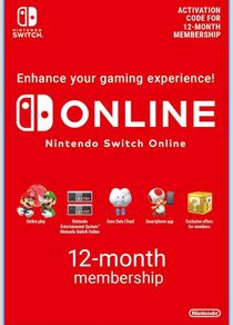 Nintendo 12 month membership code
