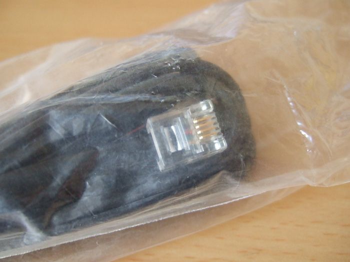 DSL/Line Black 4-pin Cable, Brand New!