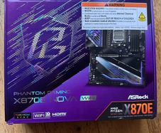 ASRock X870 Nova WiFi AM5 Flagship Motherboard | AMD Ryzen 9000/8000/7000 | DDR5 8400+ (OC) | Dual USB4 | PCIe 5.0 | WiFi 7 | 18+2+1 Power Phase | 5GbE LAN