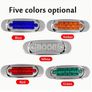 6pcs LED Side Marker Lights for Trucks & Trailers - 16 LEDs, Dual Mode (Steady On + Flash), Image 5