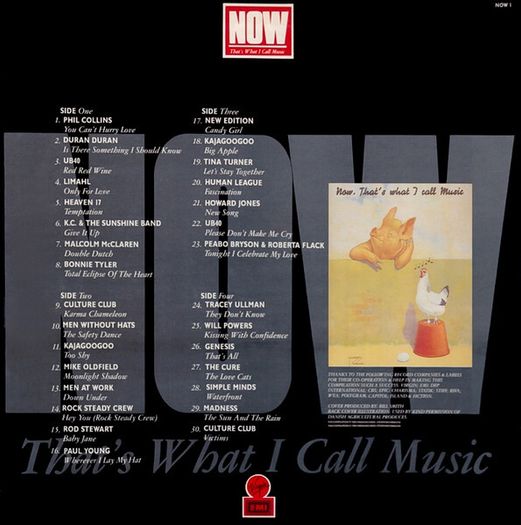 Now That's What I Call Music 1 - Double LP 1983