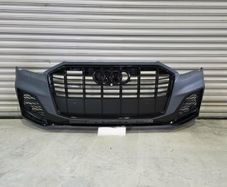 Complete Front Bumper for Audi Q7 SQ7 S Line 2020-2024 BLACK EDITION
