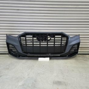Complete Front Bumper for Audi Q7 SQ7 S Line 2020-2024 BLACK EDITION