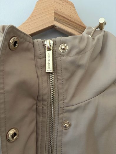 Michael Kors Beige Hooded Jacket