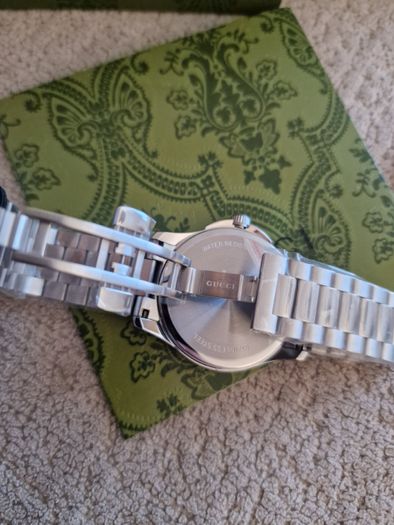 (New) Gucci G-Timeless Stainless Steel Bracelet Watch, Swiss Made