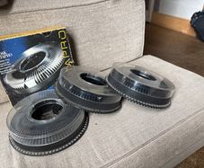 Vintage photography. 3 slide trays for 35mm