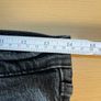 Levis Premium Ribcage Straight Ankle Womens Jeans W28 L25 Black Denim Button Fly Image 5