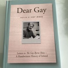 Books. "Dear Gay" Letters to Gay Byrne Show. A handwritten History of Ireland.