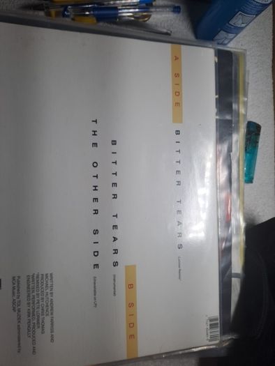 vinyl INXS 12" single.Bitter tears.