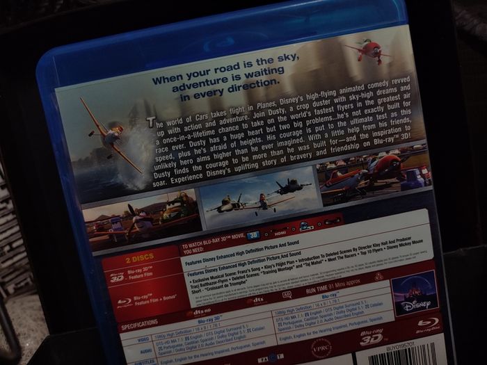 Planes ! Blu-ray ! 2-Disc Edition ! From Above The World of Cars ! 2013 ! By Disney !